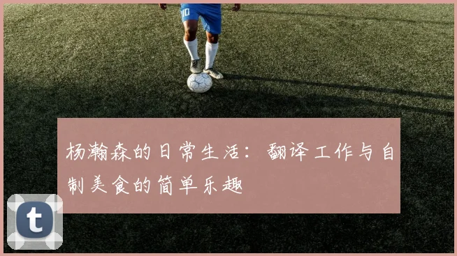杨瀚森的日常生活：翻译工作与自制美食的简单乐趣